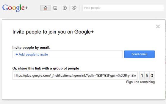 سیستم ارسال دعوتنامه Google+ بسیار ساده تر شد