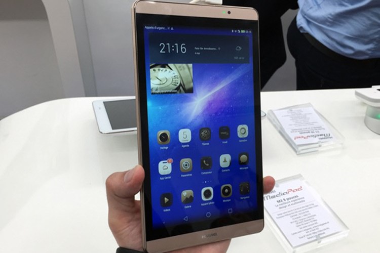 تبلت MediaPad M2 هواوی در فرانسه رونمایی شد