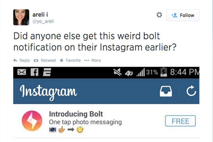 آیا اینستاگرام سرویس Bolt را برای رقابت با SnapChat عرضه خواهد کرد؟
