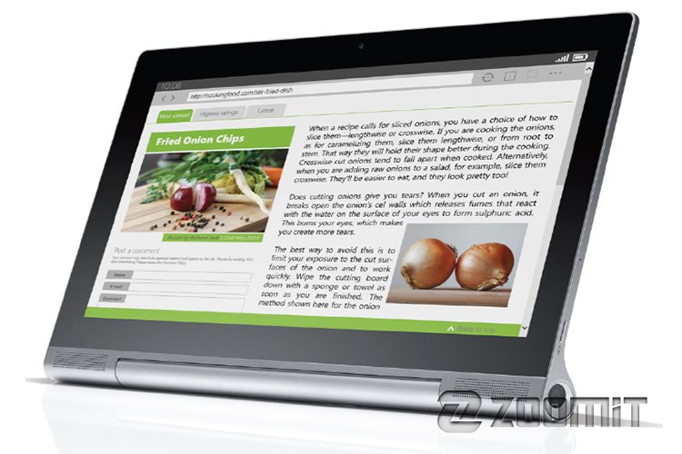 اختصاصی زومیت: اطلاعات Yoga Tablet 2 Pro، تبلت معرفی نشده لنوو با ویدیو پروژکتور داخلی