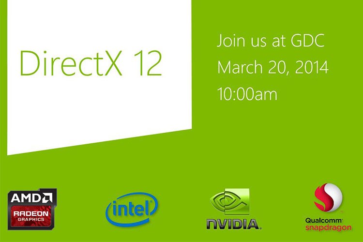 مایکروسافت از DirectX 12 در GDC 2014 رونمایی می‌کند