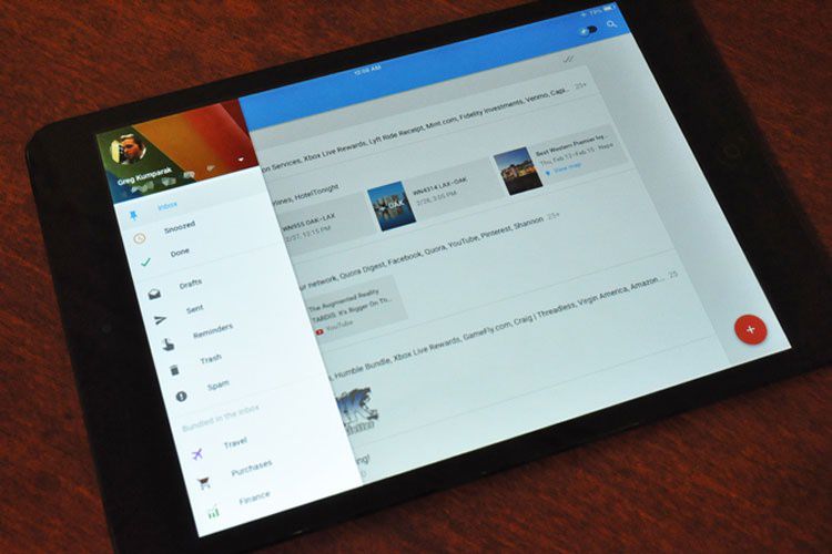 انتشار نسخهی رسمی inbox برای iPad