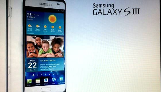 تصویر و زمان عرضه Galaxy S3 سامسونگ به بیرون درز کرد