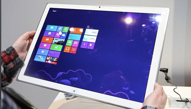 تجربه بینظیر ویندوز 8 با تبلت 20 اینچی 4K پاناسونیک