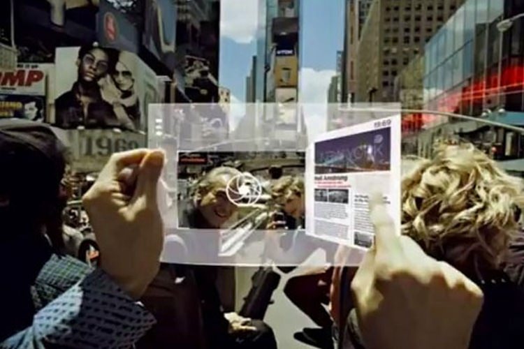 پتنت جدید سامسونگ نشان دهنده یک نمایشگر شفاف با قابلیت ترکیب تصاویر دیجیتال و دنیای واقعی است