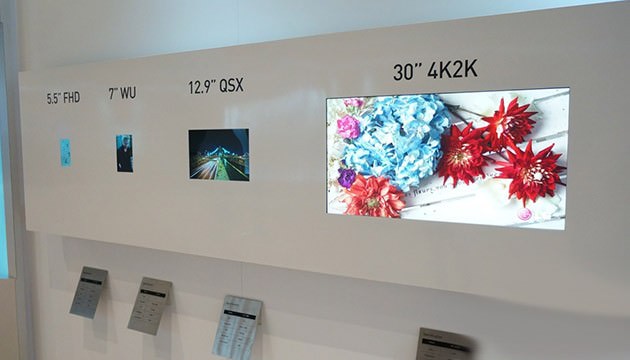 الجی نمایشگرهای موبایل فوق HD را در اندازههای مختلف به نمایش گذاشت