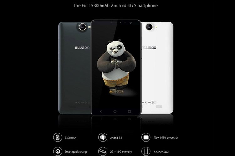 Bluboo X550، اولین گوشی مجهز به سیستم عامل اندروید 5 و باتری 5300 میلی آمپر ساعتی