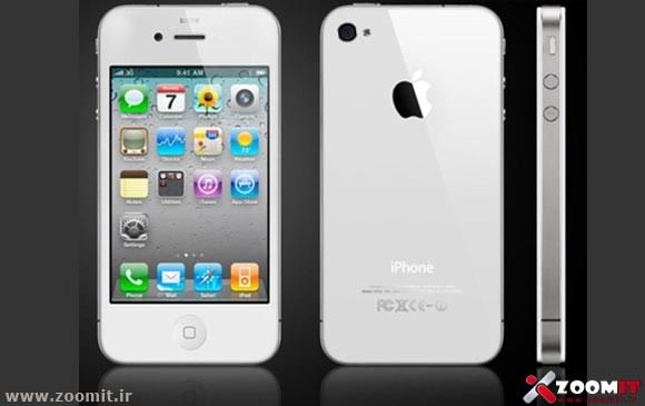iPhone4 سفید تا قبل از فبریه 2011 ارائه می شود