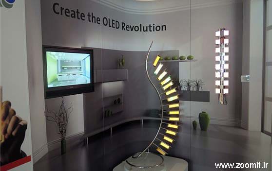 انواع مختلف لامپ های OLED در نمایشگاه Lighting Fair ژاپن