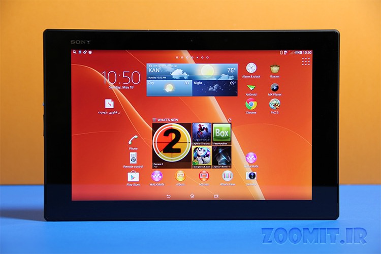بررسی ویدویی زومیت از تبلت Xperia Z2 Tablet