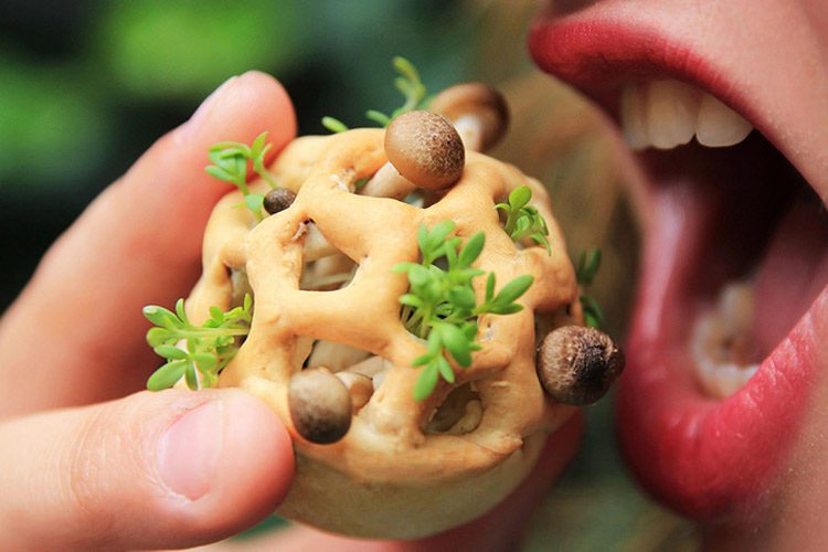 چاپگر سه بعدی و تهیهی میان وعدهای جالب توجه