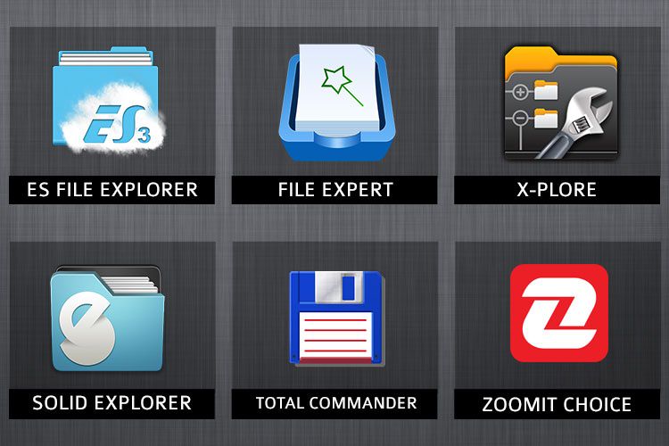 زوم‌اپ: بهترین اپلیکیشن‌های مدیریت فایل در اندروید