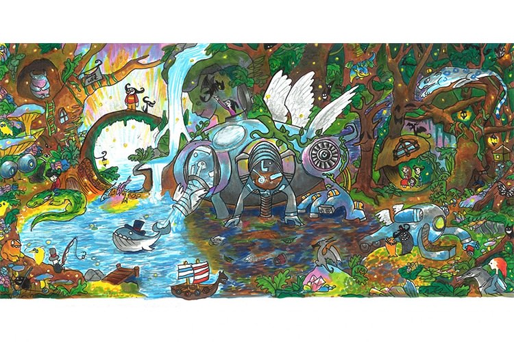 نوجوان ۱۱ ساله برنده مسابقه Doodle 4 Google شد