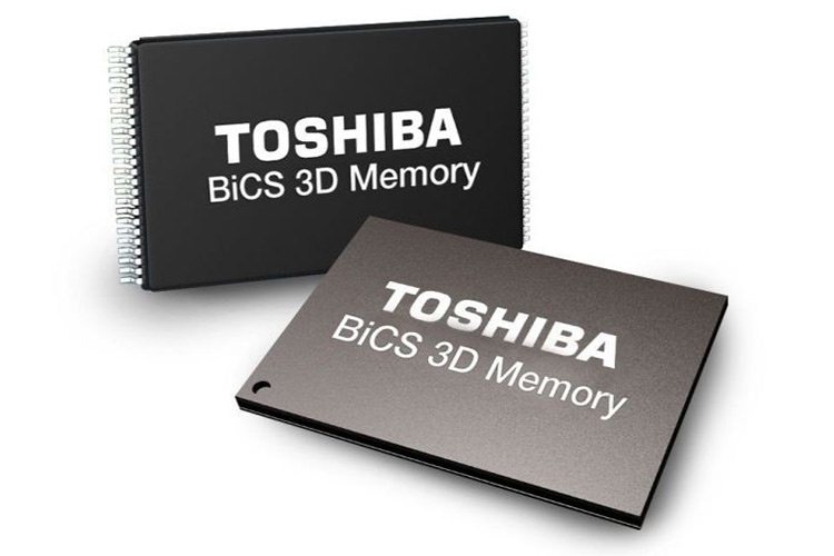 توشیبا اولین حافظهی 3D NAND خود را با ظرفیت ۱۲۸ گیگابیت رونمایی کرد