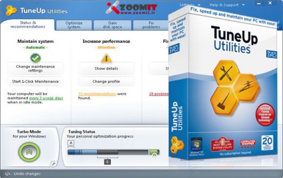 معرفی TuneUp Utilities 2011 – سرعت ویندوز خود را چند برابر کنید