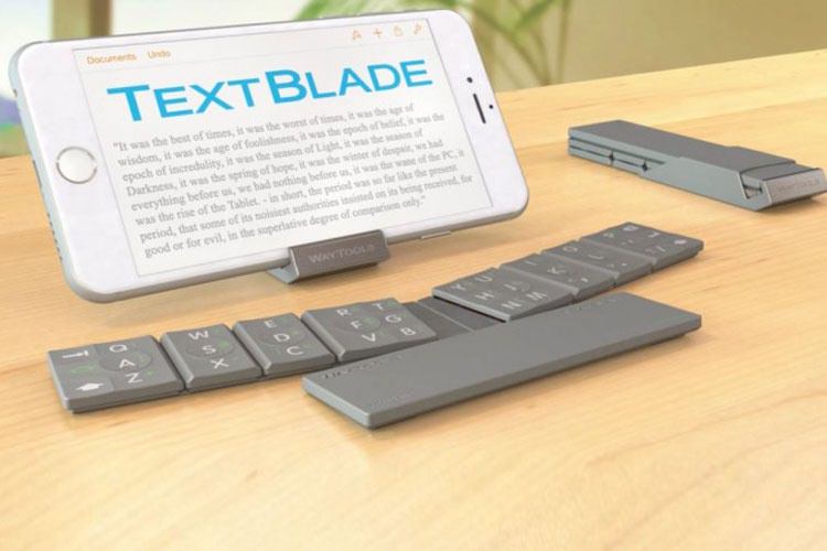 تایپ آسان در گوشیهایهوشمند با کیبورد کوچک TextBlade
