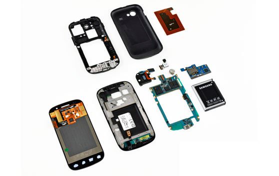 جدا سازی و معرفی تک تک قطعات تلفن هوشمند Nexus S