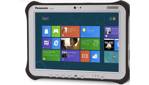 پاناسونیک از ToughPad EZ-G1، باریکترین و سبکترین تبلت ویندوز 8 دنیا پرده برداری کرد