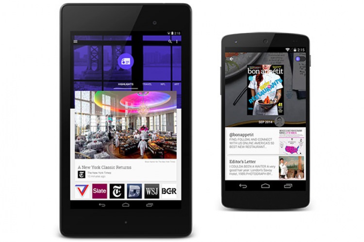 اپلیکیشن Play Newsstand با زبان متریال گوگل باز طراحی شد