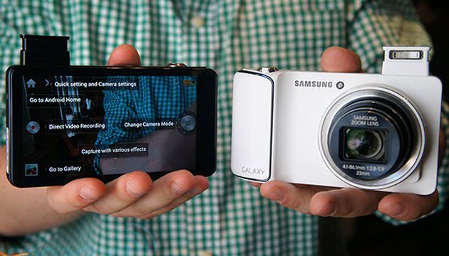 سامسونگ دوربین اندرویدی Galaxy Camera را معرفی کرد: صفحه نمایش 4.8 اینچی، زوم اپتیکال 21 برابر، WiFi و پشتیبانی از شبکه 4G