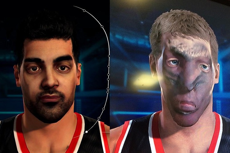 قابلیت اسکن چهره در بازی NBA 2K15 از بازیکنان هیولا می‌سازد‌!