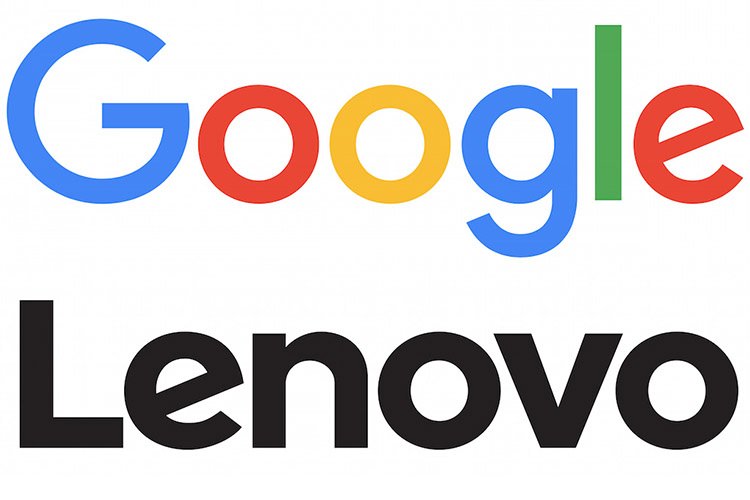گوگل و لنوو از «e» مشابهی در لوگوی خود استفاده کرده‌اند