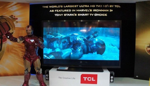 TCL از تلویزیون 110 اینچ اولترا اچدی رونمایی کرد