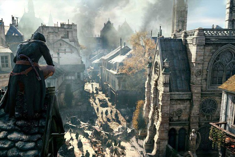 طراحی کلیسای جامع نوتردام پاریس در بازی Assassin's Creed: Unity دو سال زمان برده است