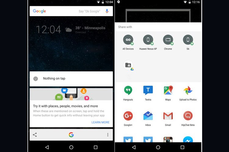 با بروزرسانی جدید Google Now on Tap ثبت و اشتراک گذاری اسکرین شاتها تسهیل میشود