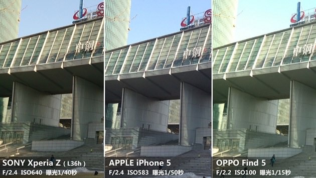 مقایسه دوربین اکسپریا Z با آیفون 5 و فایند 5