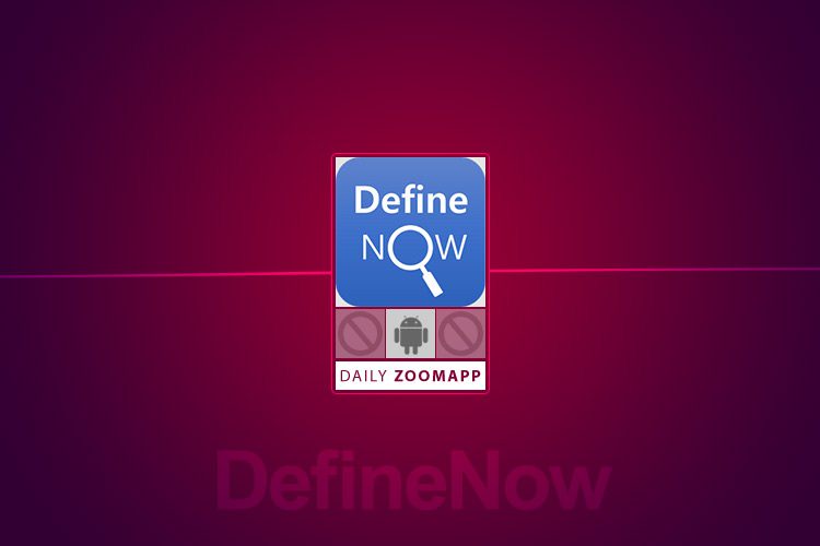 زوماَپ: با DefineNow در حال خواندن متون ترجمه آنها را ببینید