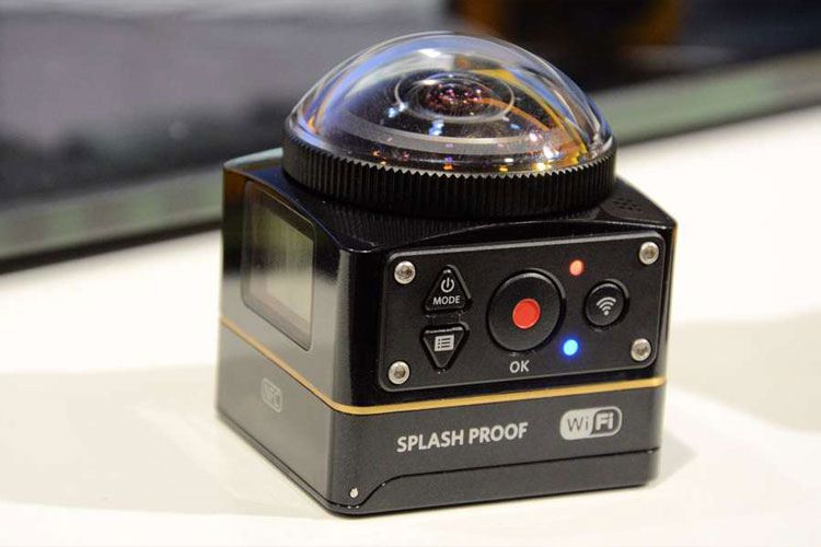 کداک دوربین ۳۶۰ درجه‌ خود را با قابلیت ثبت ویدیوهای 4K در ایفا ۲۰۱۵ معرفی کرد