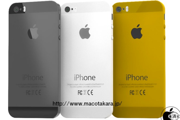 تایید نام iPhone 5C برای آیفون ارزان قیمت و اضافه شدن رنگ طلایی به گزینه‌های انتخابی برای خرید آیفون 5S