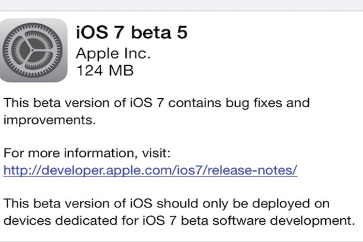 iOS 7 Beta 5 برای توسعه دهندگان ارائه شد؛ مروری بر تغییرات صورت گرفته