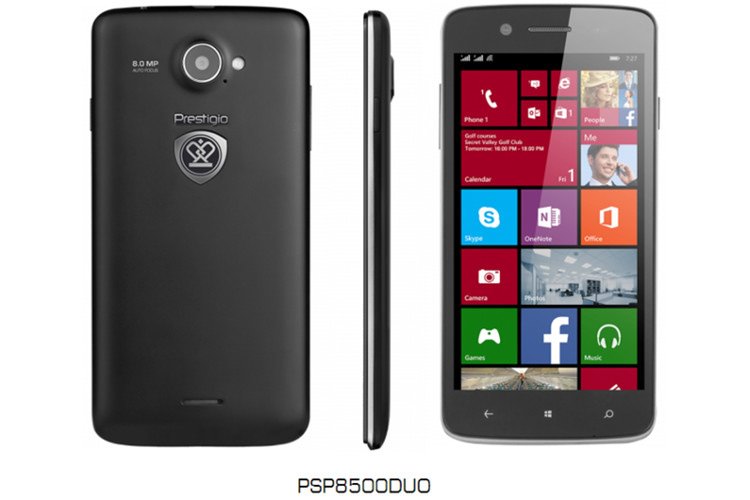 گوشی میانرده مبتنی بر ویندوز فون Prestigio با قیمت 200 دلار به بازار عرضه خواهد شد