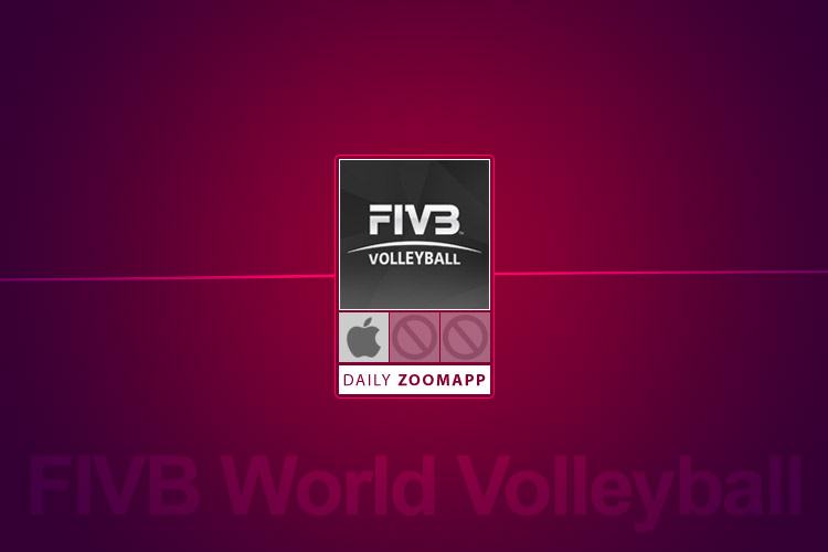 زوماَپ: با FIVB World Volleyball مسابقات والیبال قهرمانی جهان را از آیفون خود تعقیب کنید