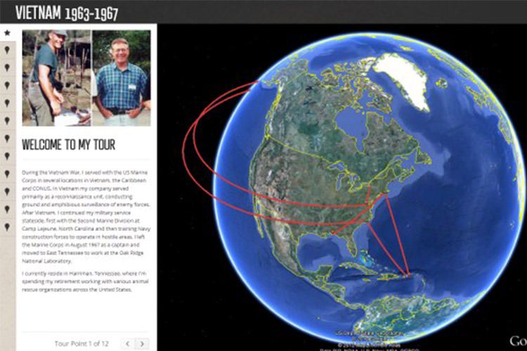 با استفاده از ابزار Google Earth Tour داستان‌های خود را بر روی نقشه بیان کنید