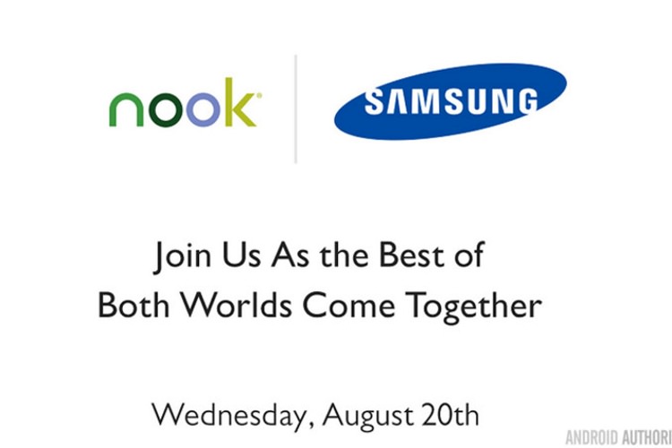 سامسونگ و Barnes & Noble اولین تبلت مشترک خود را با نام Tab 4 Nook در۲۹ مرداد رونمایی میکنند