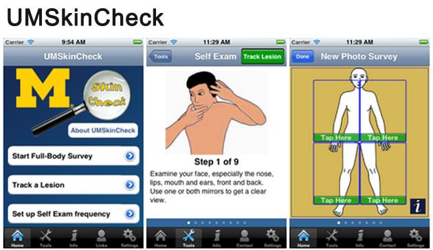 اپلیکیشن رایگان UMSkinCheck برای iOS: بدن خود را برای تشخیص سرطان پوست اسکن کنید