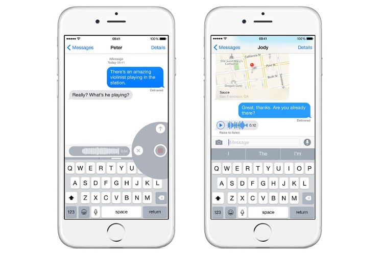 تماشا کنید: تبلیغ ویژگی Voice Text در اپلیکیشن iMessage توسط اپل