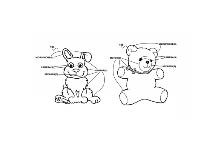 گوگل پتنت اسباب بازی هوشمند را با Teddy Bear سخن‌گو ثبت کرده است