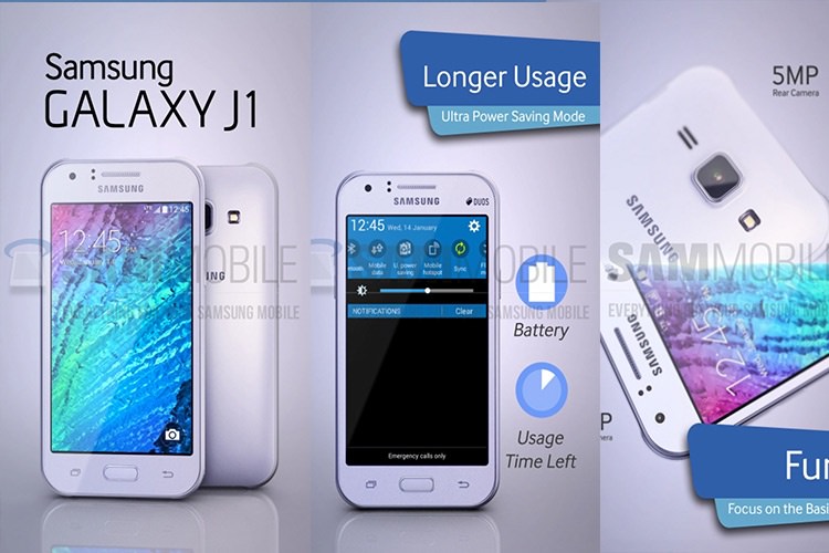 اولین تصاویر از Galaxy J1 فاش شد