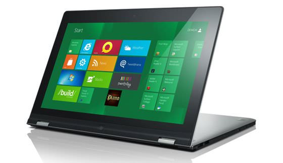 CES 2012: لنوو با ترکیب تبلت و لپ تاپ، IdeaPad Yoga را ساخته است