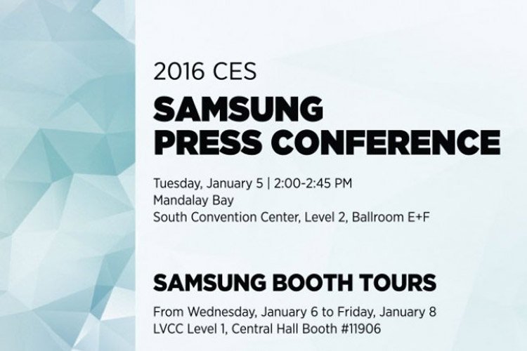 جزئیات کنفرانس سامسونگ در CES 2016 منتشر شد؛ خبری از معرفی گلکسی اس 7 نیست