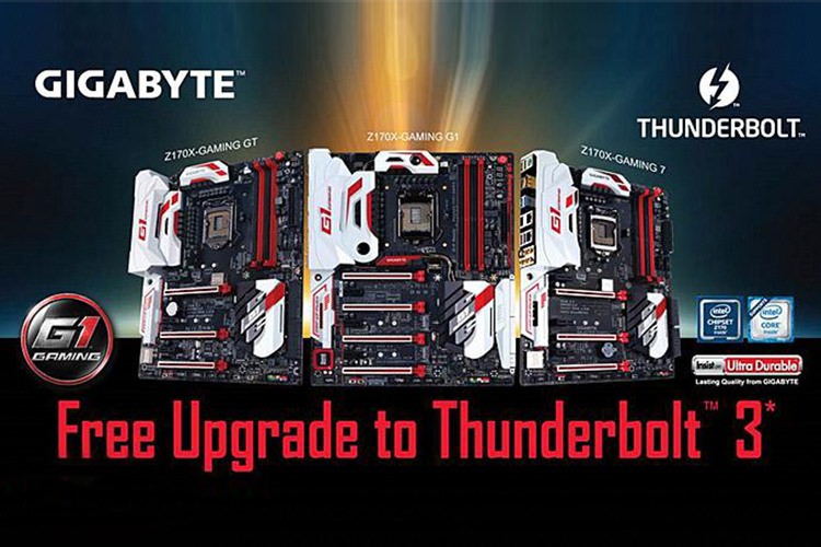 گیگابایت با بروز رسانی سفتافزار، پشتیبانی از Thunderbolt 3 را به مادربردهای خود اضافه کرد