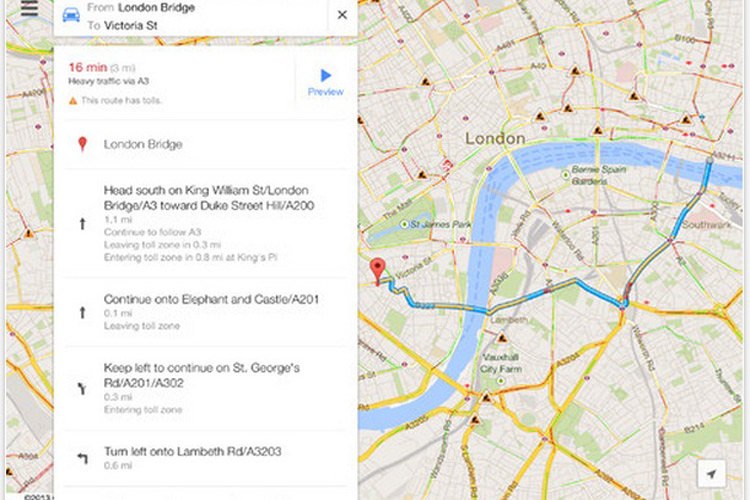 عرضه نسخهی دوم برنامهی Google Maps برای iOS، این بار با پشتیبانی از آیپد