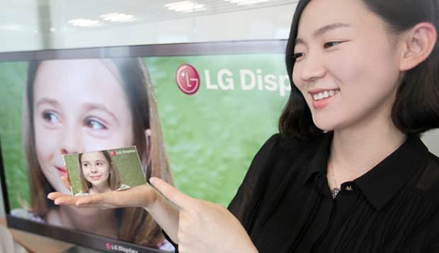 ال‌جی نمایشگر ۵ اینچی با رزولوشن 1080p را برای تلفن‌های هوشمند معرفی کرد