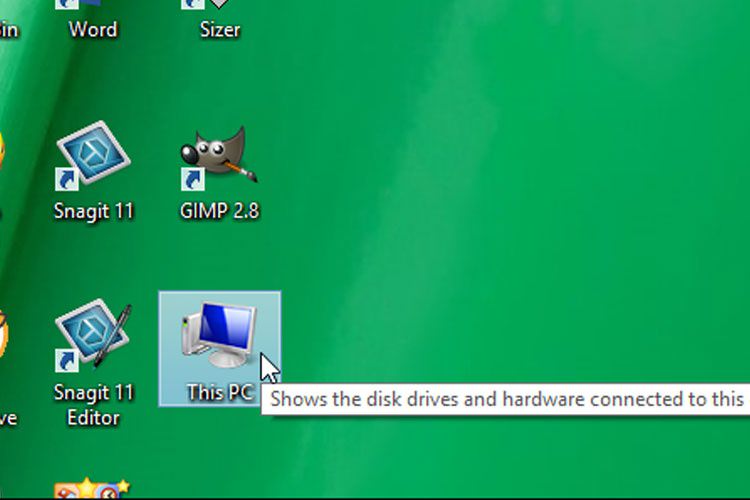 چگونه آیکون My Computer را به دسکتاپ ویندوز 8.1 برگردانیم؟