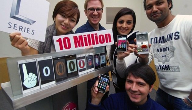 موفقیت ال جی در فروش 10 میلیون تلفن هوشمند سری L اپتیمس
