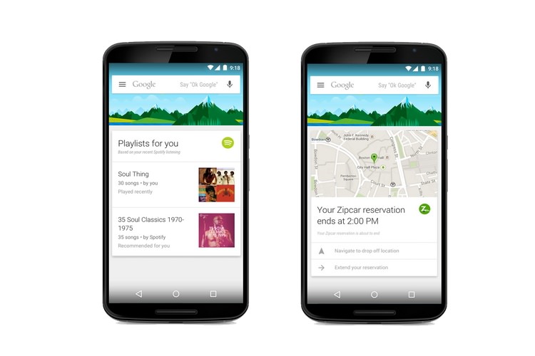 دستیار صوتی Google Now از 70 اپلیکیشن شخص ثالث پشتیبانی می کند
